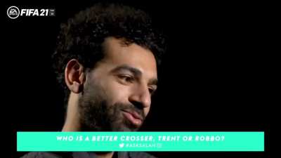 Mo salah sounds so English here ...
