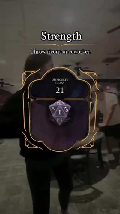 Tadinha tá com azar no dado 