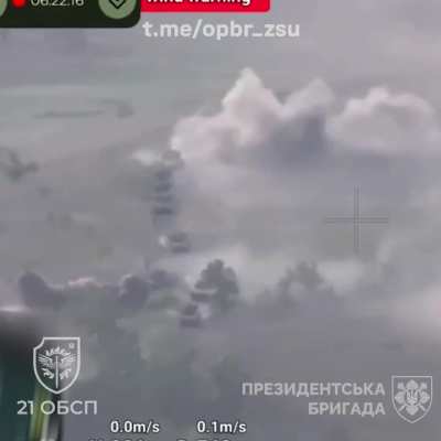 Large Russian mechanized attack on Kurakhivka/Hirnyk attacked by Ukrainian drones and artillery. September 2024