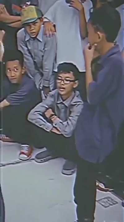 Can anyone tell me the name of the step the 2nd kid is doing?