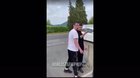 Big Bad Dickhead plays victim after MASSIVE head butting.