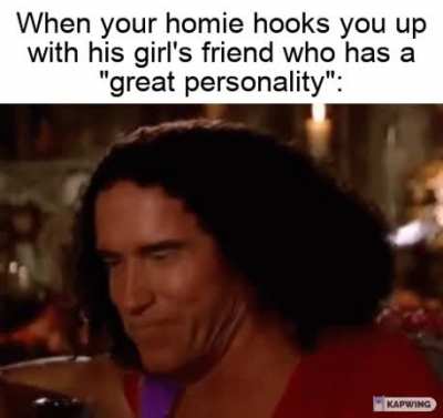 looks aren't important to her