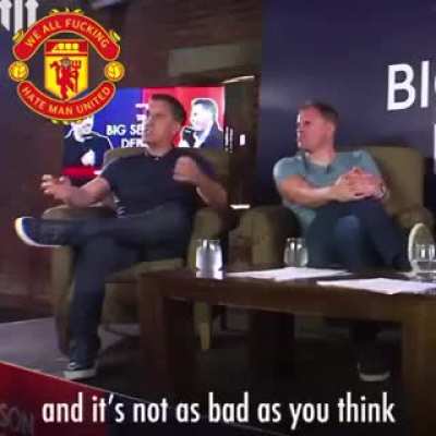 Gary Neville chatting usual trash yrs ago!! 😂
