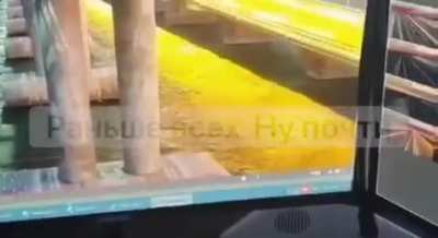 Video of the moment of the explosion at Crimea Bridge