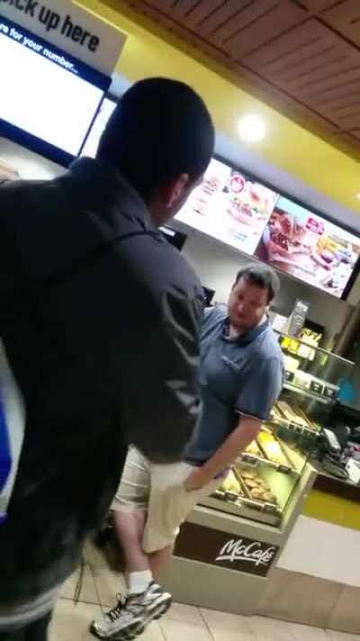 Man freaks out at McDonald’s after not being allowed to get a Junior chicken at 3 AM…