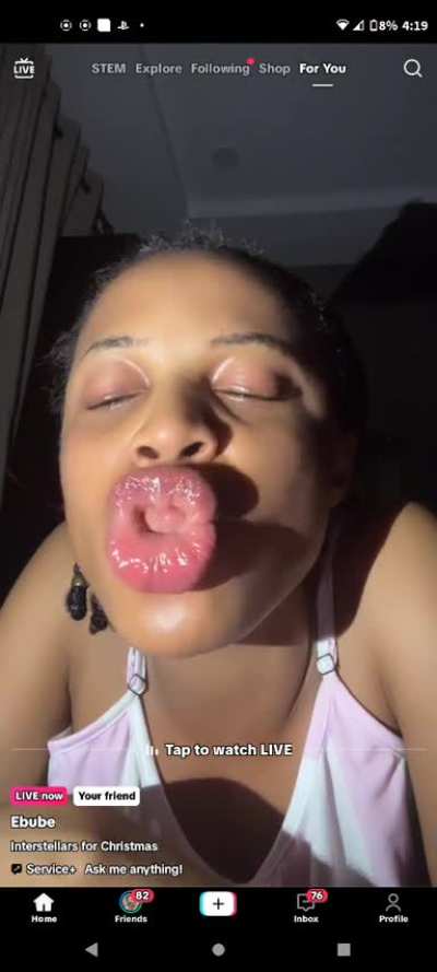 Nutty Nigerian lips 👀
