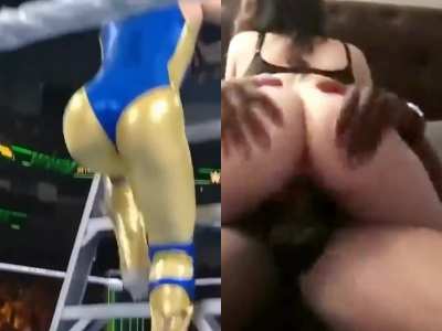 WWE Nikki A.S.H. Cross BLACKED