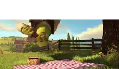 Shrek Walking Sunshine Lollipops HD Template
