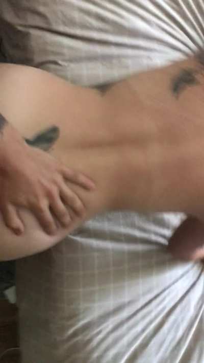 Inked amateur sextape