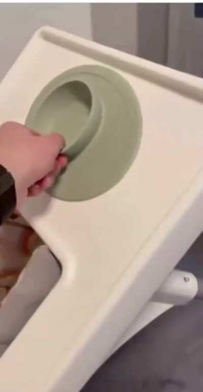 Baby proof bowl.