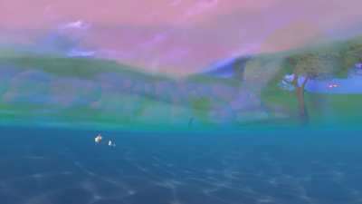 POV of a Fortnite Fish (credit u/lonesoftgames)