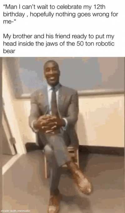 It was an accident I swear !