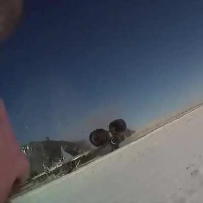 I enjoy standing by highways and filming trucks