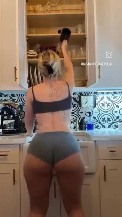 Needs a stool