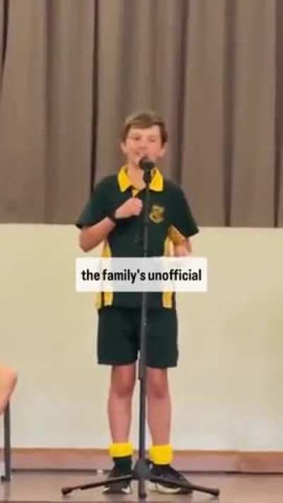 Boy delivers incredible speech on neuro diversity