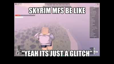 Just a glitch man