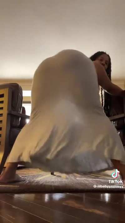 Ebony Tiktok Skirt Dress Twerk