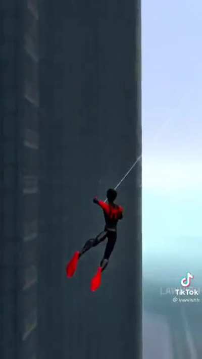 Spiderman game looks….different