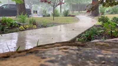 A little rain from Austin, TX.
