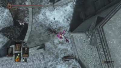 The game got a little confused after I fell