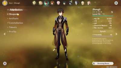 Can't believe I'm posting this, but Zhongli's crotch physics