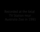 Crikey. Does that hurt ? Nup... Steve Irwin 1991.