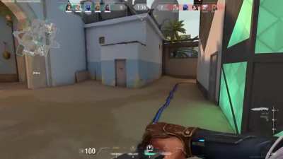 Cool shock dart clip, couldn't ace cuz I'm a potato