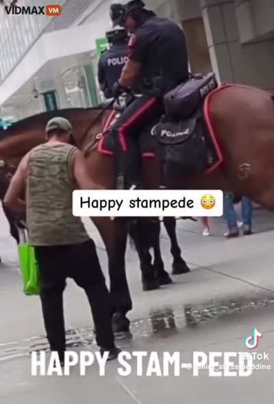 Horse juice.