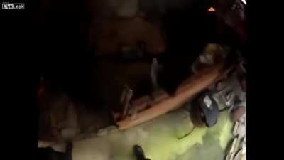 Footage of BOPE operation in Brazil. Helicopter assault and raid.