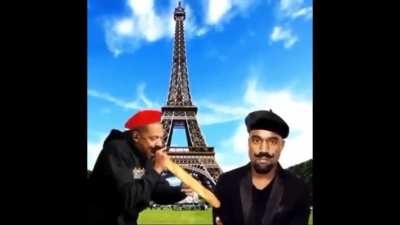 wait, who’s in Paris?