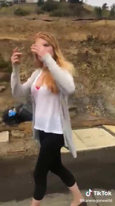 deranged wild karen