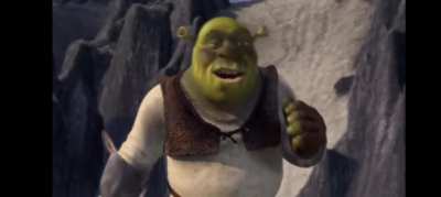 Shrek but only the *E*