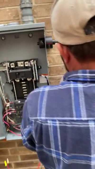 Tool to cut a properly sized hole in an electrical panel [OC]
