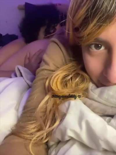 He won’t stop licking my boy pussy 🫣👅📸