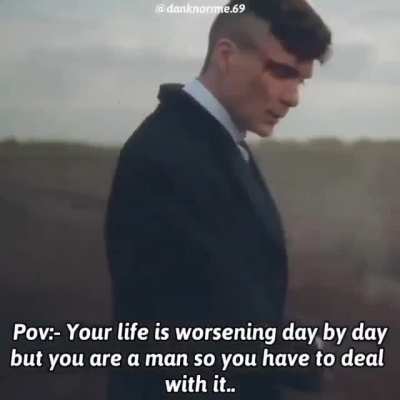 have to deal with it.