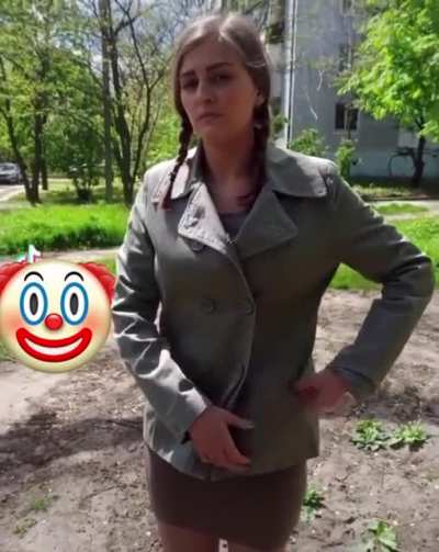 This 28 year old woman who hasn't served in the military attempted to relate to Soviet women who fought Nazis during WWII by posting this video.