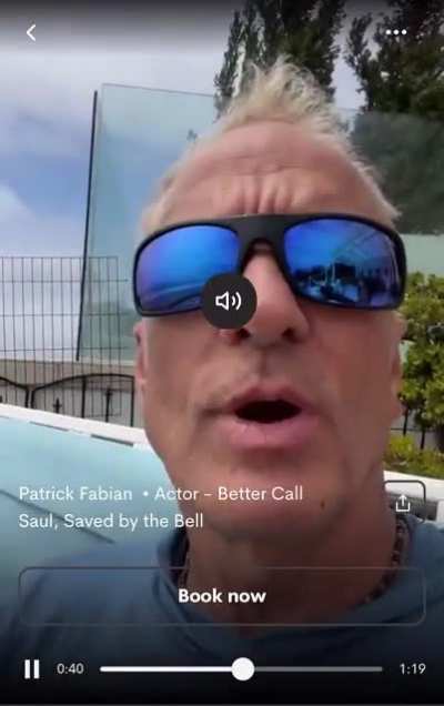 What did Patrick Fabian mean by this? 😨🦶