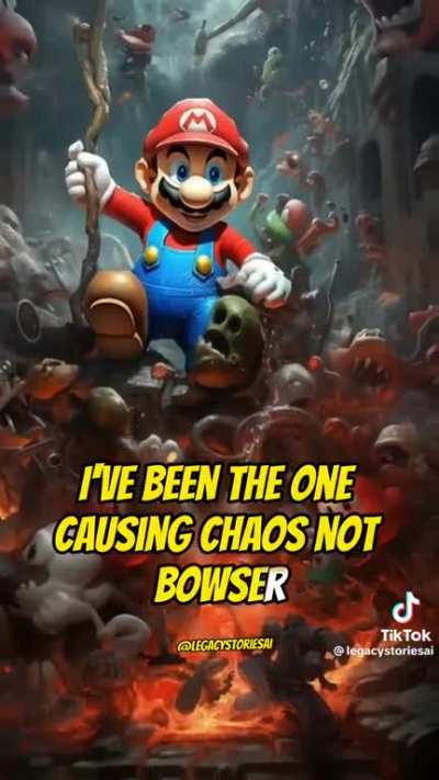 Mario's voice and accent omg I can't 😭💀