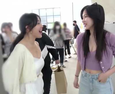 Jihyo Mina twice