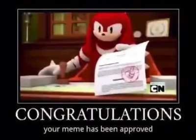 Parabéns seu meme foi aprovado