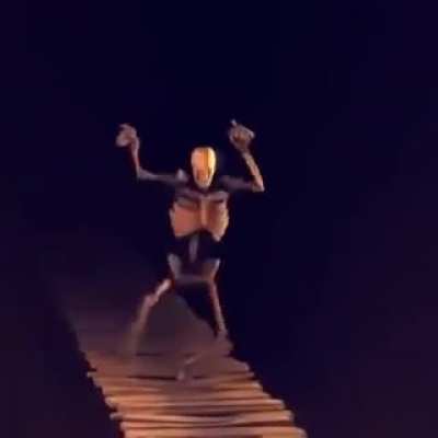 Posting this on Holidays that aren't Halloween: Hanukkah [halfway through] (Credit goes to u/Plate_Fox for the video and for posting this every day until Halloween, go give them some support)