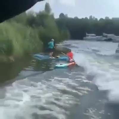 Do you think these boat owners are funny or trashy?