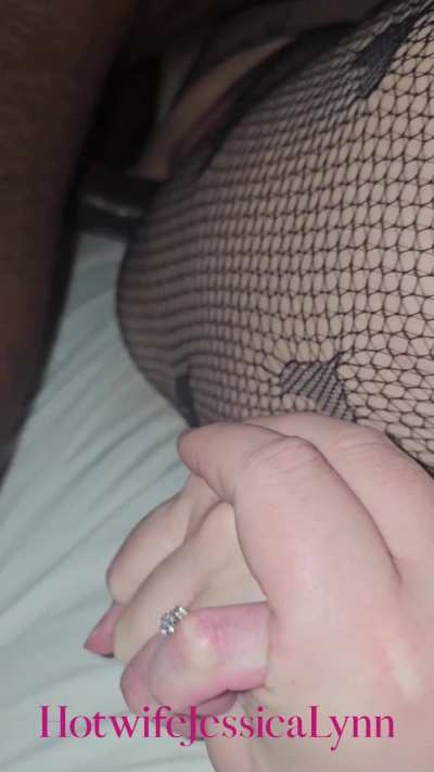 Honey, his cock is so deep inside me