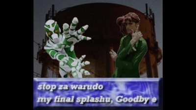Kakyoin has a message