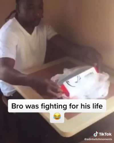 Nigga was fighting for his life