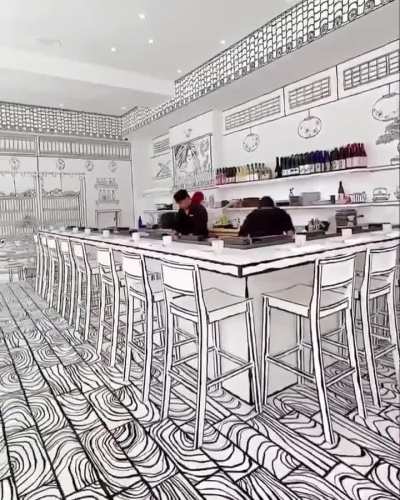 wow restaurant art