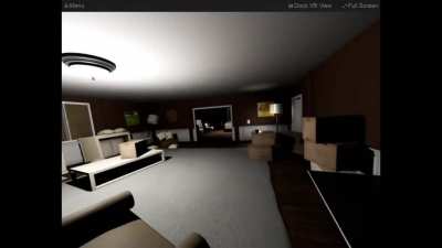 First time playing horror game in VR