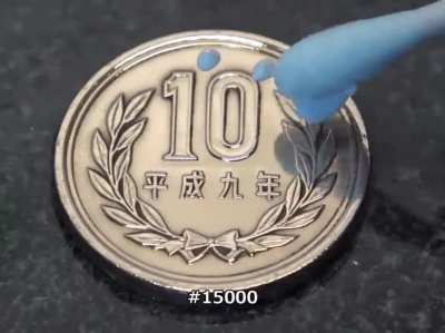 Polishing a coin
