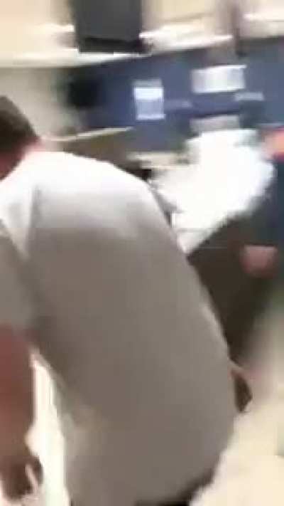 Skateboarding at the office