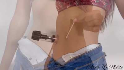 How humiliating - I came during a navel examination in front of TSA!